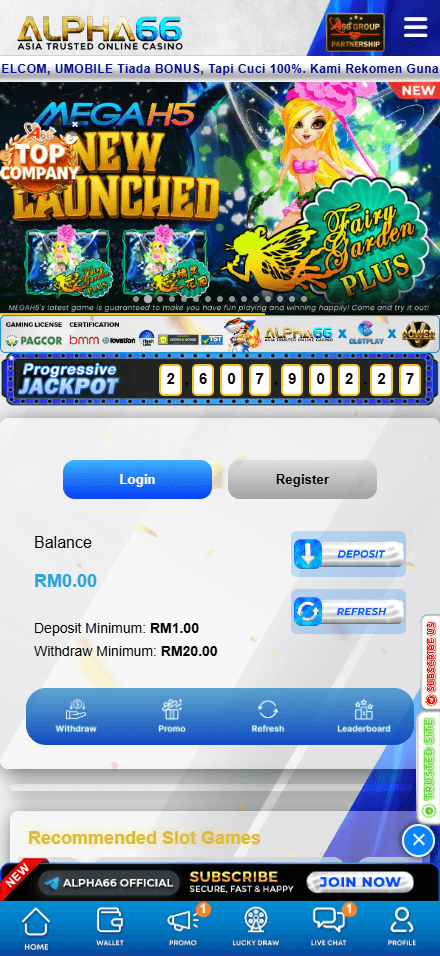 Alpha66 Malaysia Review 2026: Read Before You Deposit 6 Alpha66 online casino mobile screenshot