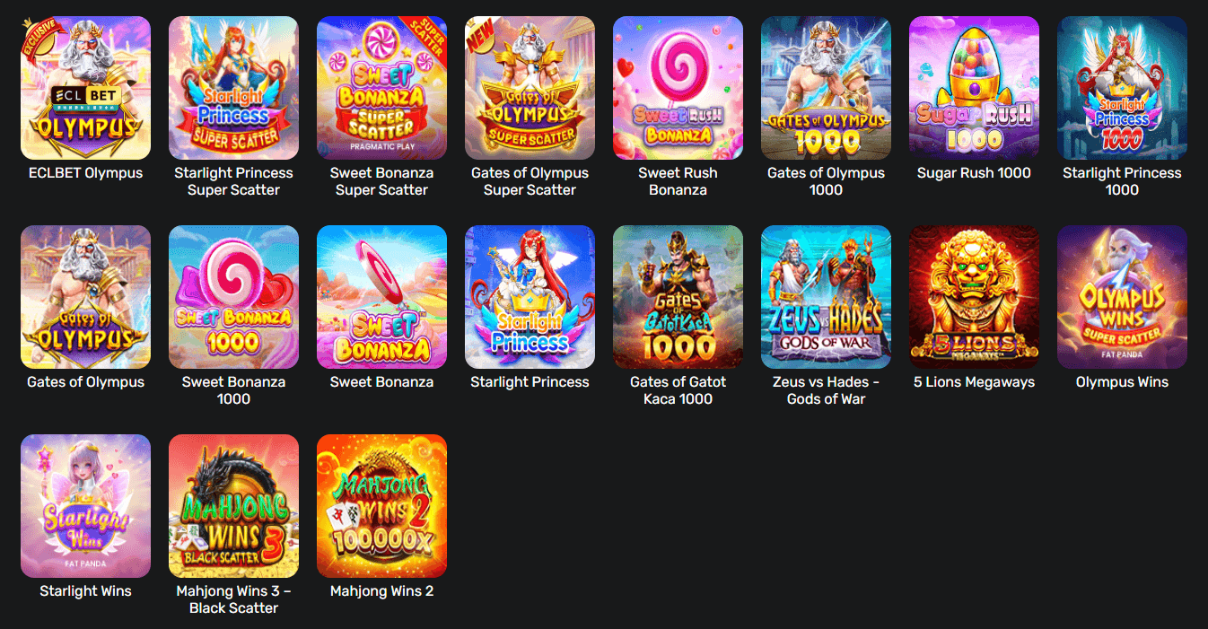 ECLBET featured games ECLBET featured games