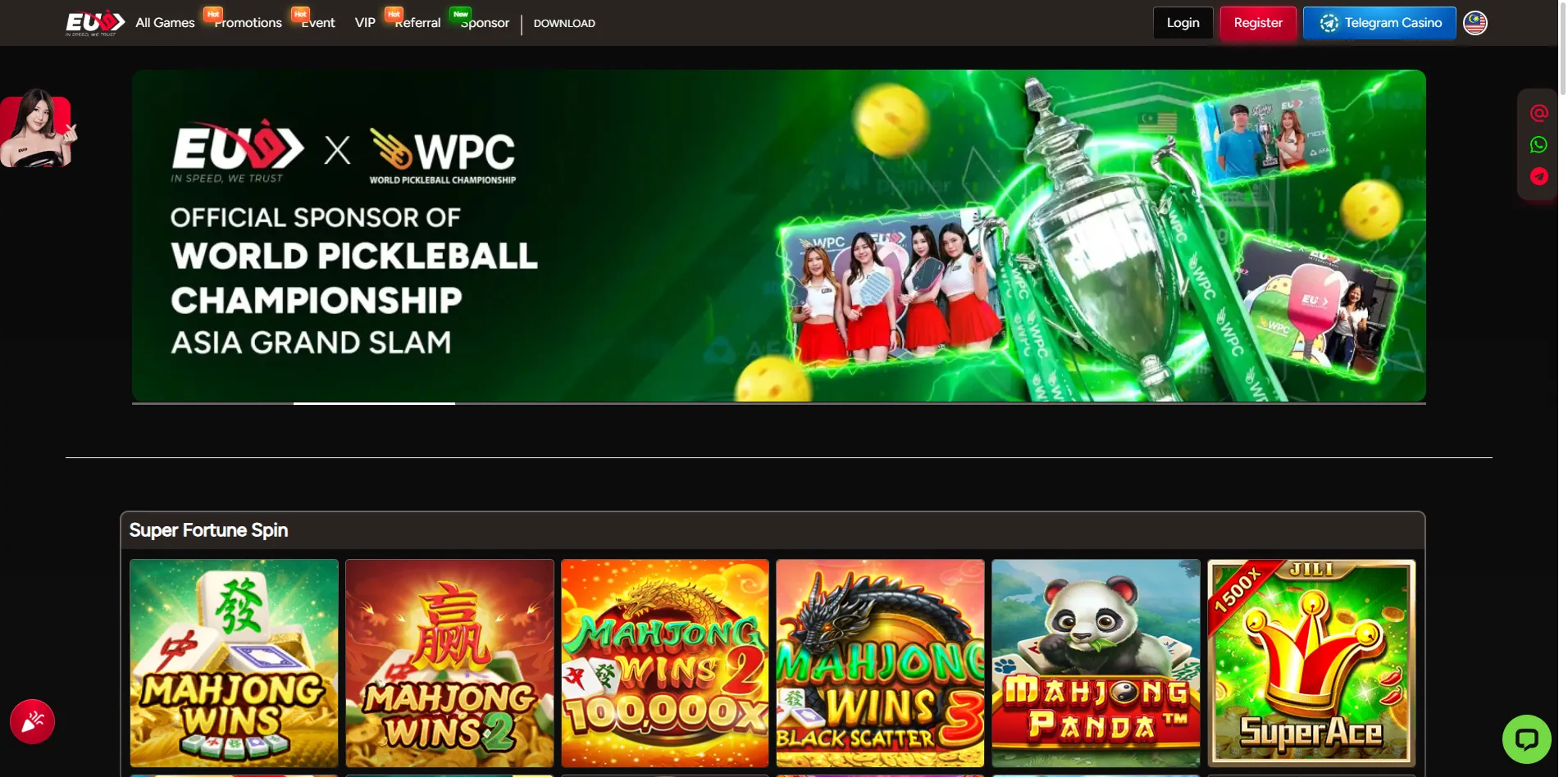 EU9 Online Casino Malaysia screenshot