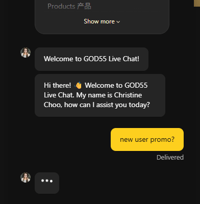 GOD55 customer support