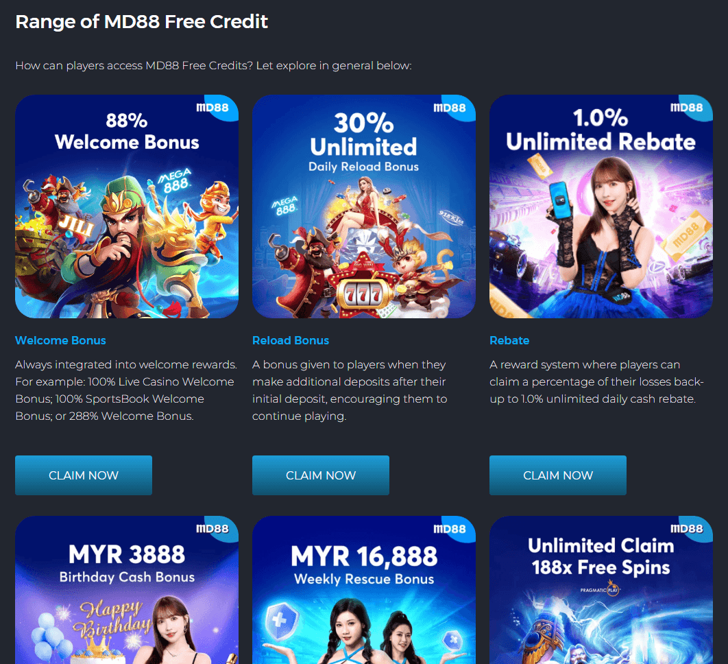 MD88 latest promotions