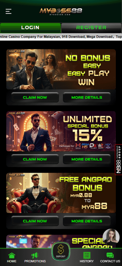 Myboss88 bonuses and promotions 2025