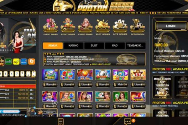 PROTON888 online casino malaysia screenshot