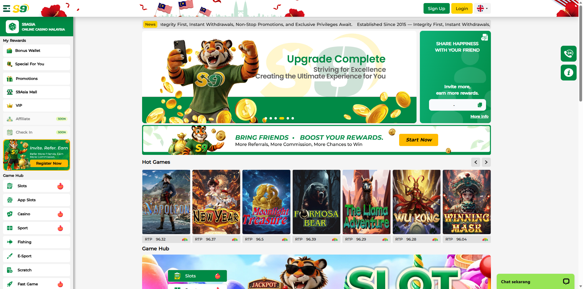 S9asia online casino malaysia desktop