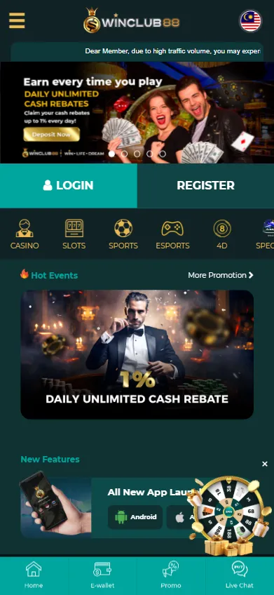 Winclub88 Best Online Casino Malaysia mobile