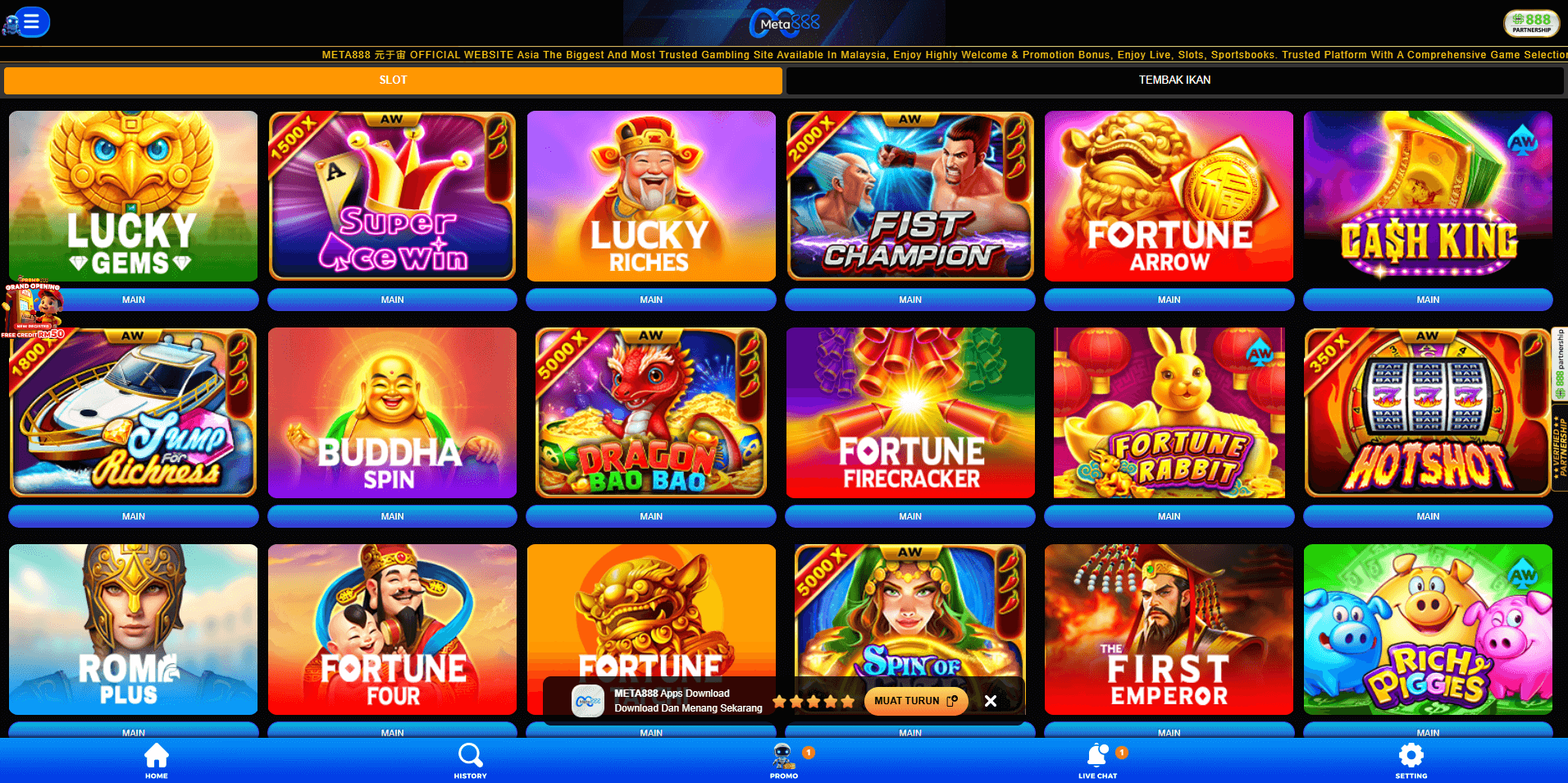 meta888 slot games 2025