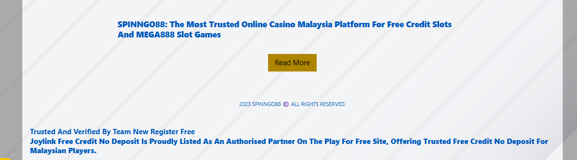 SpinnGO88 Review Malaysia (2026): Fast Payouts — But Is It Legit or Risky? 14 spinngo88 footer disclaimer
