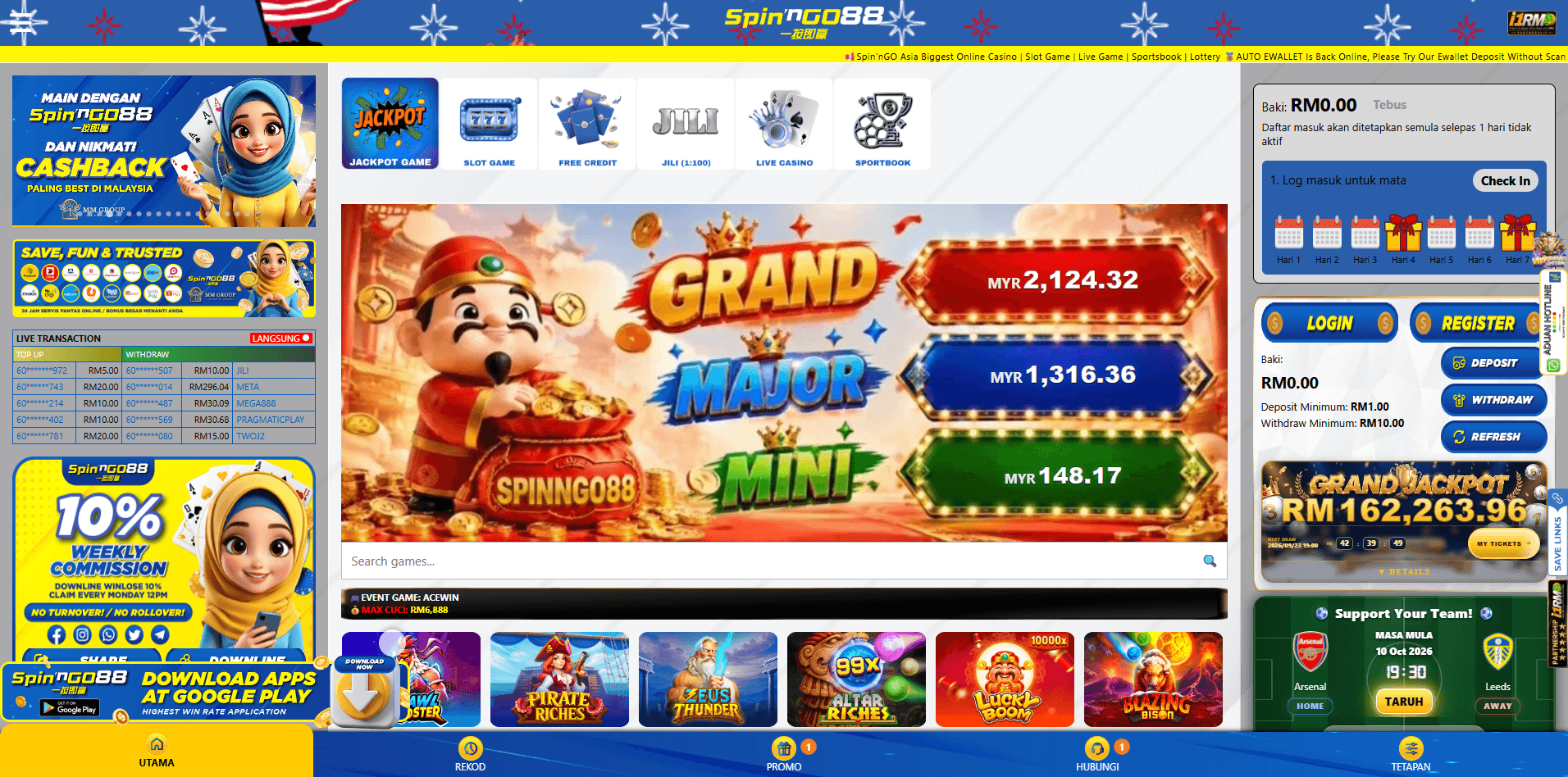 SpinnGO88 Review Malaysia (2026): Fast Payouts — But Is It Legit or Risky? 1 spinngo88 online casino malaysia desktop