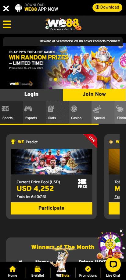we88 online casino malaysia 2025 mobile screenshot we88 online casino malaysia 2025 mobile screenshot