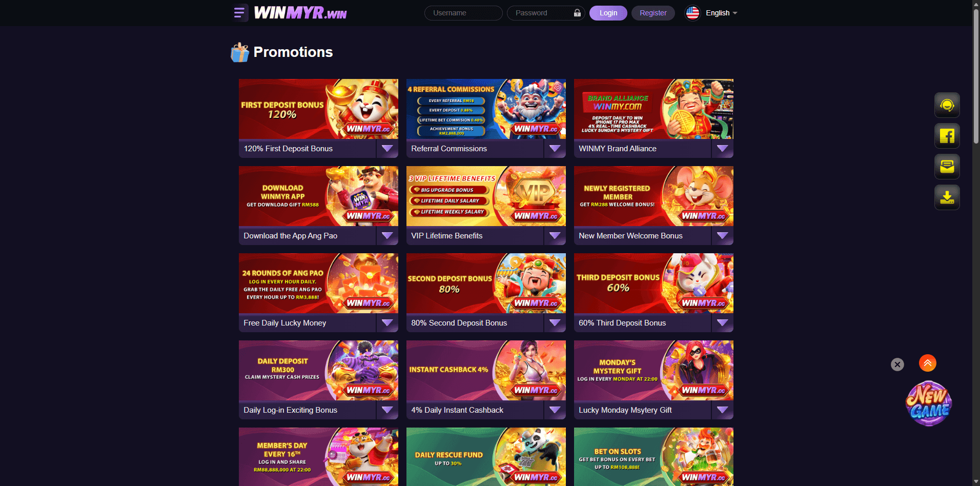 winmyr latest promotions